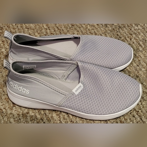 Adidas Grey Flat Slip-ons - Picture 4 of 10